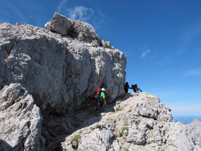 Weg 441 zwischen Sch&ouml;nfeldspitze und Watzmann (2. Aug.)