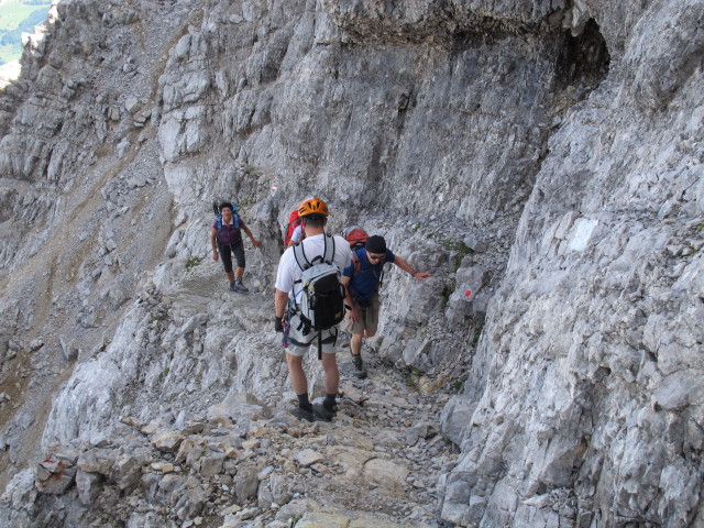 Erich auf Weg 441 zwischen Sch&ouml;nfeldspitze und Watzmann (2. Aug.)