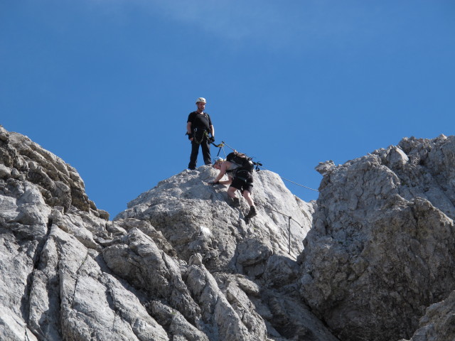 Weg 441 zwischen Sch&ouml;nfeldspitze und Watzmann (2. Aug.)
