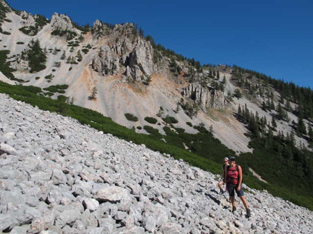Christoph und Gudrun am n&ouml;rdlichen Grafensteig in der Breiten Ries