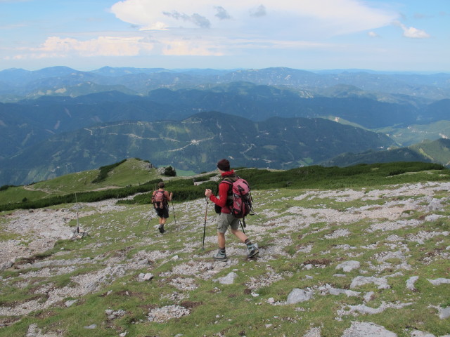 Gudrun und Christoph zwischen Fischerh&uuml;tte und Fadensteig