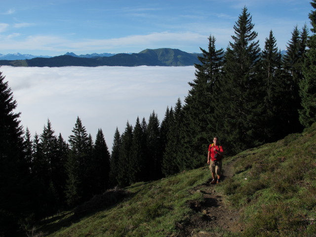 Axel auf Weg 427 zwischen Lechneralm und Braggstein