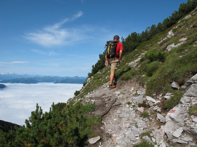 Axel auf Weg 427 zwischen R&ouml;tenegg und Selbhorn-Klettersteig