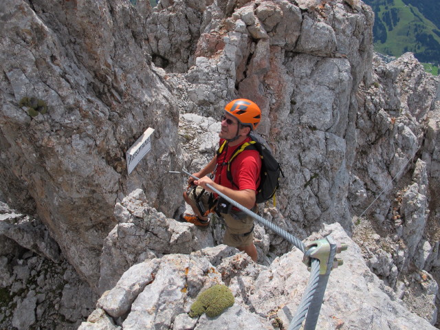 Selbhorn-Klettersteig: Axel am &Ouml;rgeischnackel