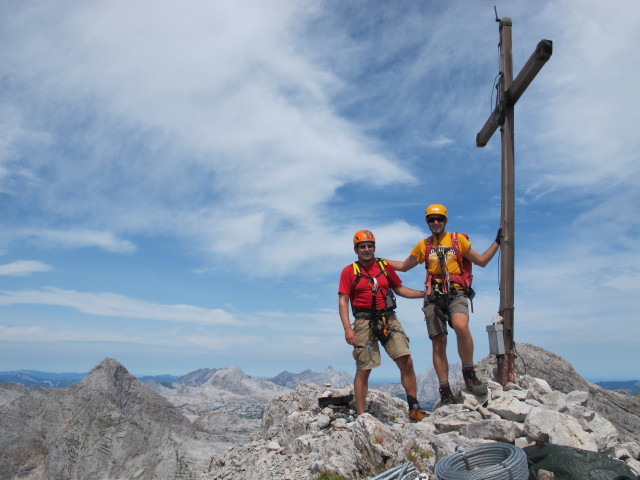 Axel und ich am S&uuml;dgipfel des Selbhorns, 2.642 m