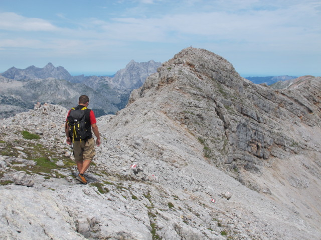 Axel auf Weg 427 zwischen S&uuml;dgipfel des Selbhorns und Selbhorn
