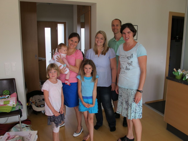 Katja Lin, Anna-Sophie, Katrin, Anja Liv, Doris, Florian und Kerstin