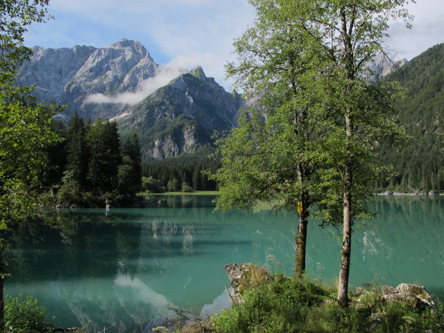 Lago di Fusine superiore, 929 m (16. Aug.)