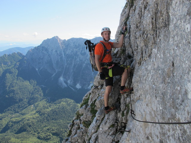 Via Ferrata Italiana al Mangart: David (17. Aug.)