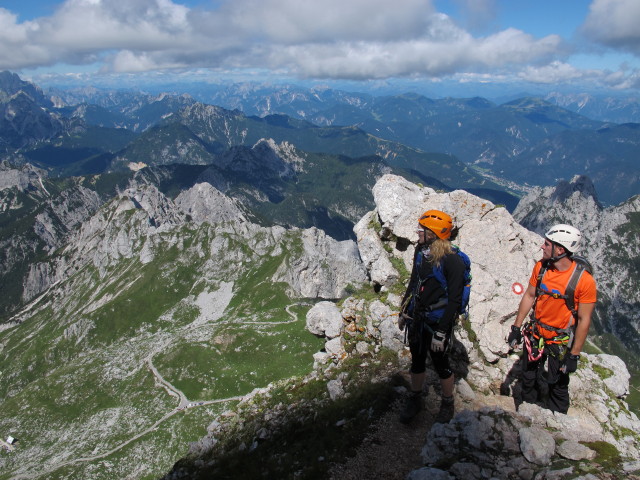 Ferrata Slovena: Sabrina und David (17. Aug.)