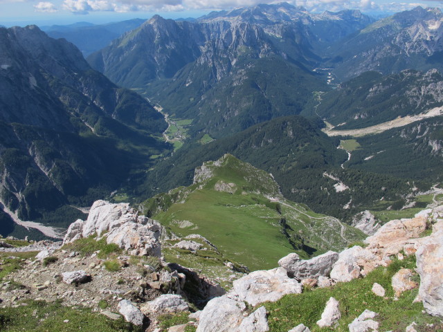 von der Ferrata Slovena Richtung S&uuml;dwesten (17. Aug.)