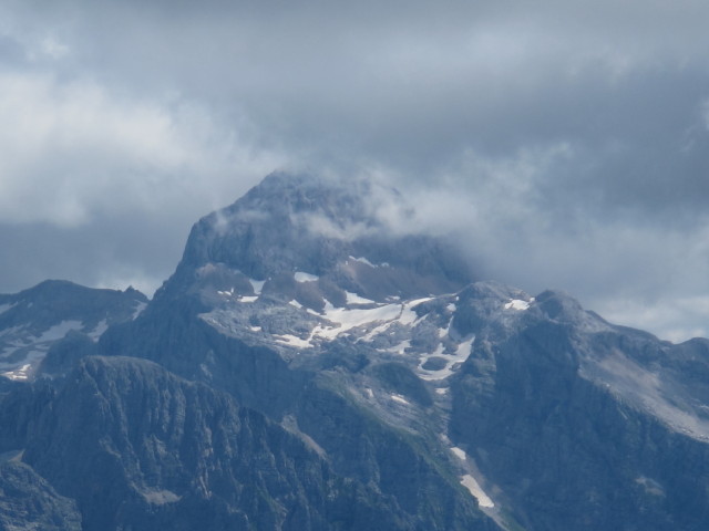 Triglav vom Veliki Mangart aus (17. Aug.)