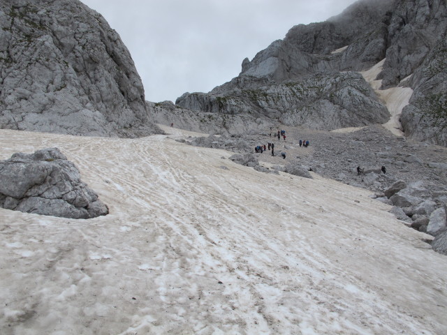 zwischen Veliki Mangart und Mangartsko sedlo (17. Aug.)