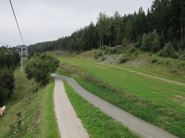 Roller- und Mountaincartbahn von der Sonnenbahn aus
