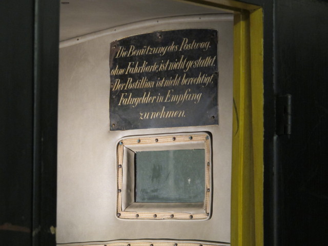 Postkutsche im Kutschenmuseum