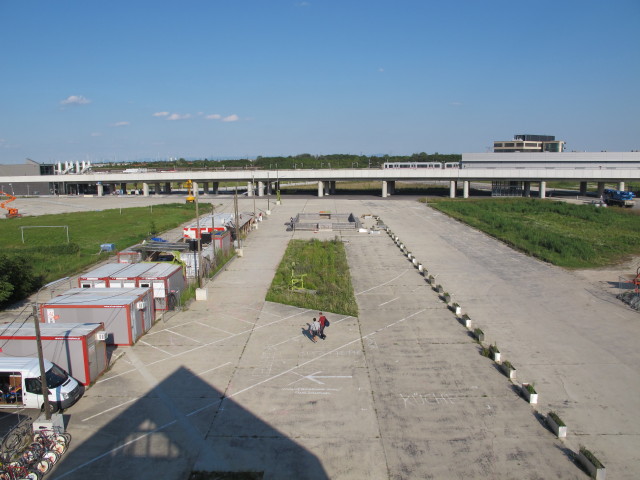 vom aspern Infopoint Richtung S&uuml;dosten