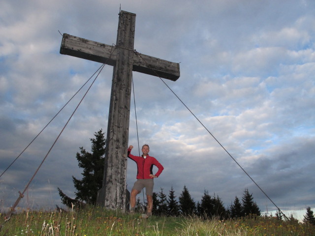 Ich am Ro&szlig;eck, 1.664 m (29. Aug.)