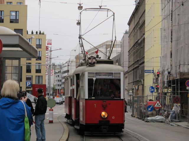 Oldtimer-Tramway in der Erdbergstraße