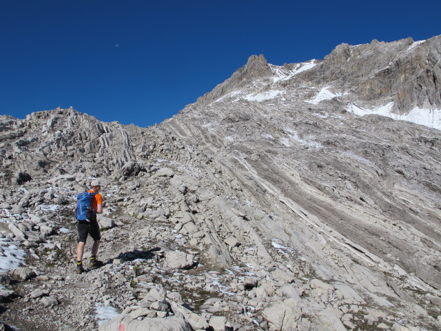 Andreas zwischen Totalph&uuml;tte und Schesaplana
