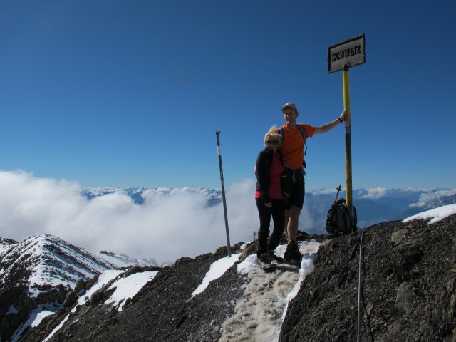 Corinna und Andreas auf Weg 02 zwischen Totalph&uuml;tte und Schesaplana