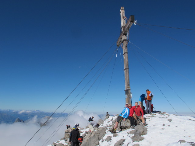 Andreas, Corinna und ich auf der Schesaplana, 2.965 m