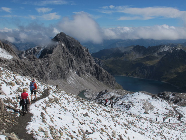 Corinna und Andreas auf Weg 02 zwischen Schesaplana und Totalph&uuml;tte