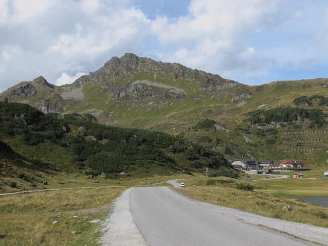 Wurmwand von der Seekarstra&szlig;e aus