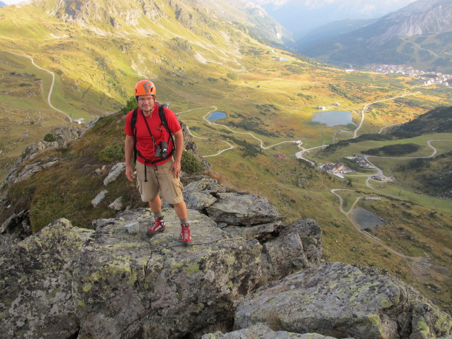 Axel am S&uuml;dostgrat der Wurmwand