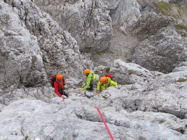 Axel zwischen M&uuml;tzenscharte und Gro&szlig;er Bischofsm&uuml;tze (20. Sep.)