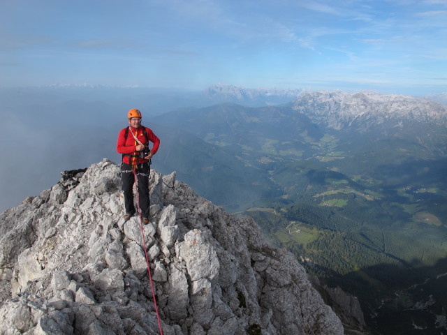 Axel auf der Gro&szlig;en Bischofsm&uuml;tze, 2.458 m (20. Sep.)