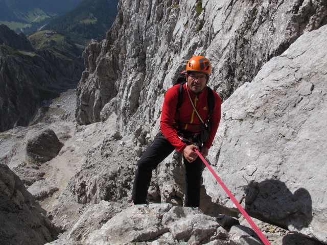 Axel in der M&uuml;tzenschlucht (20. Sep.)