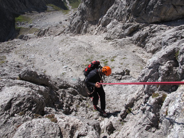 Axel am zweiten Vorbau der Bischofsm&uuml;tze (20. Sep.)