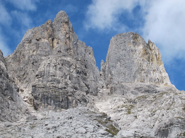 Kleine Bischofsm&uuml;tze und Gro&szlig;e Bischofsm&uuml;tze vom Eiskar aus (20. Sep.)