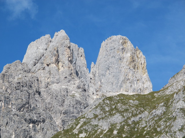 Kleine Bischofsm&uuml;tze und Gro&szlig;e Bischofsm&uuml;tze von der Hofp&uuml;rglh&uuml;tte aus (20. Sep.)