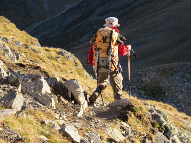 Christoph am Weg 143 zwischen Innerem Schwarzj&ouml;chl und M&uuml;nsterh&ouml;he (27. Sep.)
