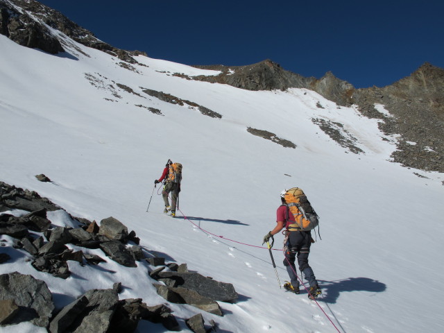 Christoph und Gudrun am L&auml;ngentalferner (28. Sep.)