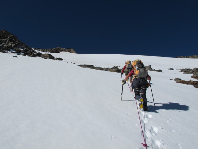 Christoph und Gudrun am Längentalferner (28. Sep.)