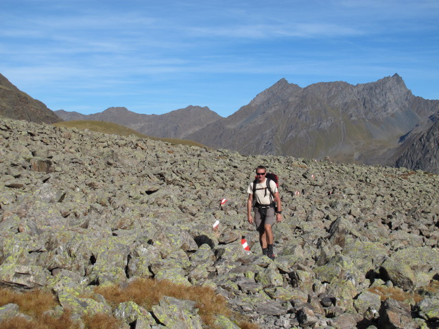 Ich am Weg 141 im Ochsenkar (28. Sep.)