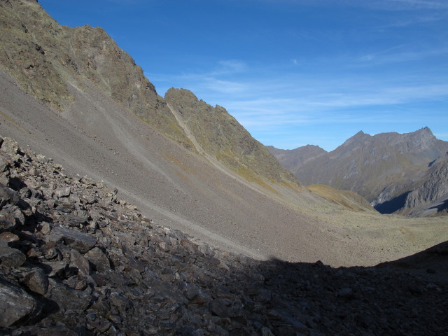 Weg 141 zwischen Ochsenkar Winnebachjoch (28. Sep.)