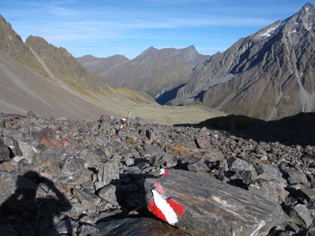 Weg 141 zwischen Ochsenkar und Winnebachjoch (28. Sep.)