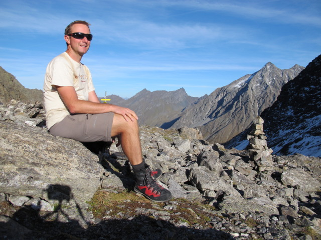 Ich im Winnebachjoch, 2.782 m (28. Sep.)