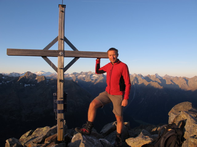 Ich am G&auml;nsekragen, 2.914 m (29. Sep.)