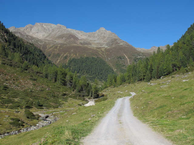 Weg 142 zwischen Horlachalm und Larstigh&ouml;fe (29. Sep.)