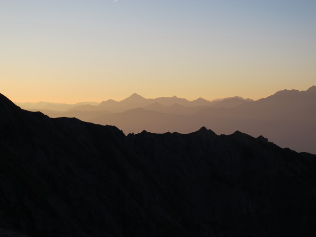 vom Guttenberghaus Richtung Südosten (4. Okt.)
