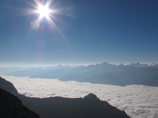 vom Jubil&auml;ums-Klettersteig Richtung S&uuml;dosten (4. Okt.)