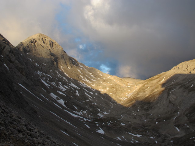 Landfriedtal von der Gruberscharte aus (5. Okt.)