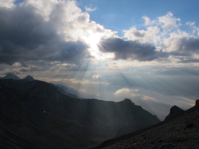 vom Ramsauer Klettersteig Richtung S&uuml;dosten (5. Okt.)