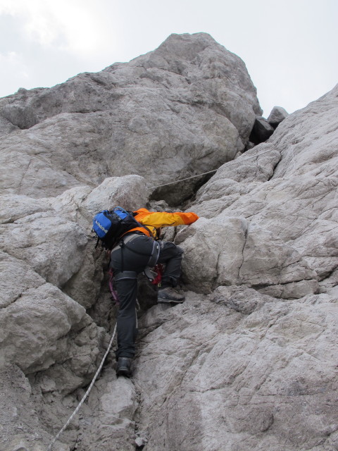 Erich auf Weg 618 zwischen Edelgrie&szlig;gletscher und Rosmariestollen (5. Okt.)