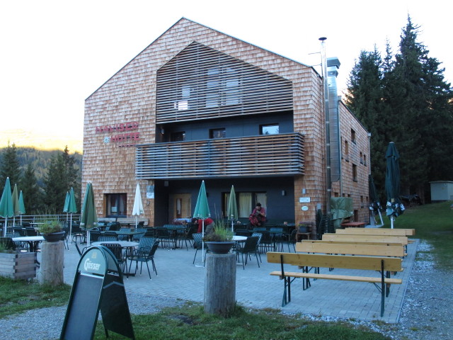 Naviser Hütte, 1.767 m (18. Okt.)