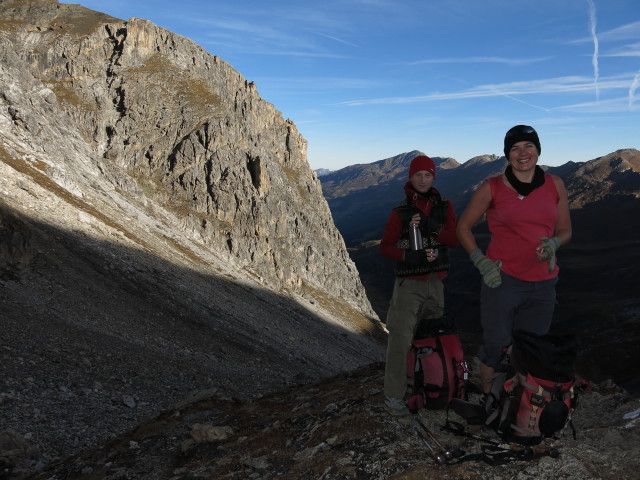 Christoph und Gudrun zwischen Lizumer B&ouml;den und Geier (19. Okt.)